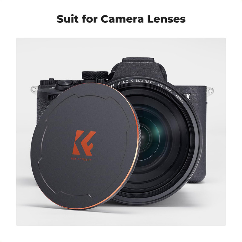 آداپتور لنز کی اند اف مدل CONCEPT MAGNET LENS CAP -95 MM