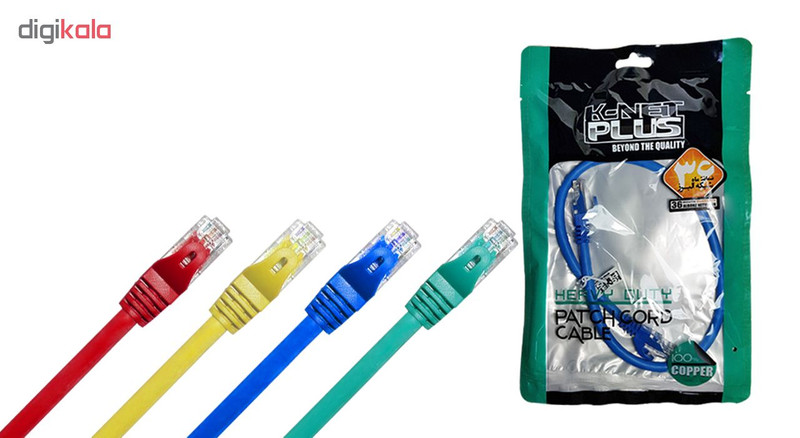 پچ کورد Cat 6 UTP کی نت پلاس مدل KP-N1037 طول 10 متر