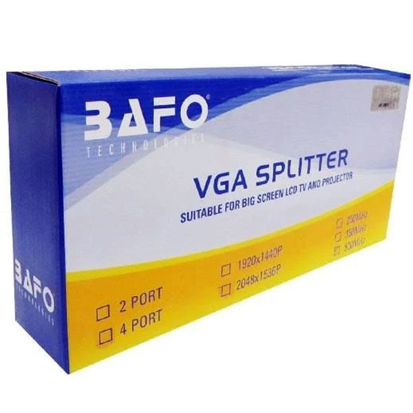 اسپلیتر VGA بافو مدل BF-H233
