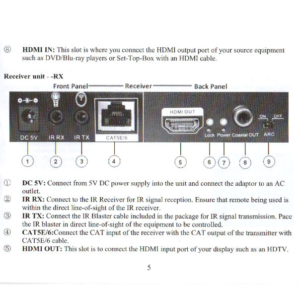 توسعه دهنده تصویر HDMI فرانت مدل FN-E195 بسته 2 عددی