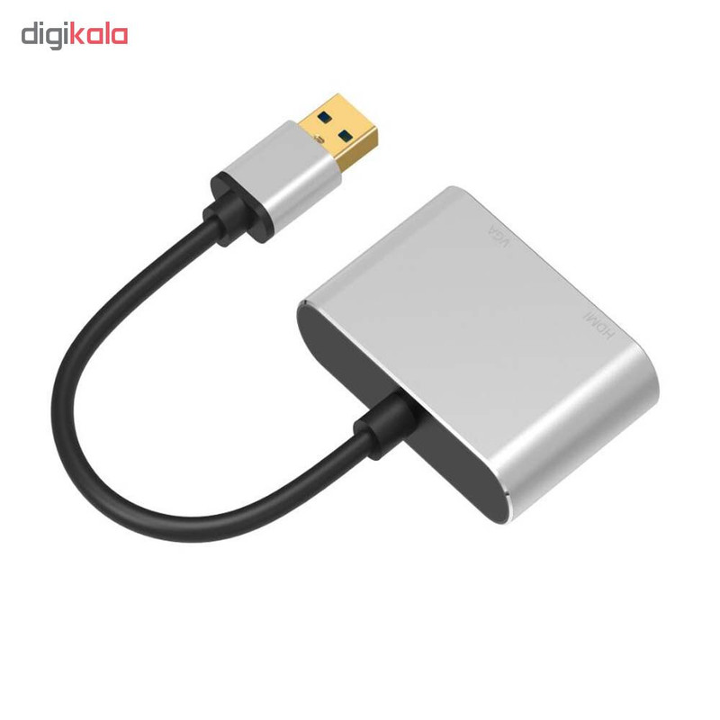 مبدل USB به HDMI/VGA مدل MN-5201B