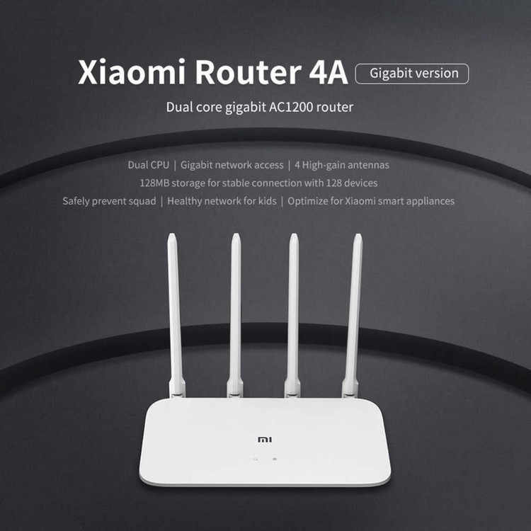 روتر و تقویت کننده بیسیم شیائومی مدل 4A Gigabit