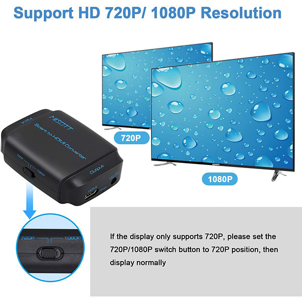 مبدل SCART به HDMI میسوت مدل E619A
