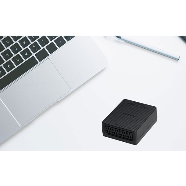 مبدل SCART به HDMI بنفی مدل 000294b