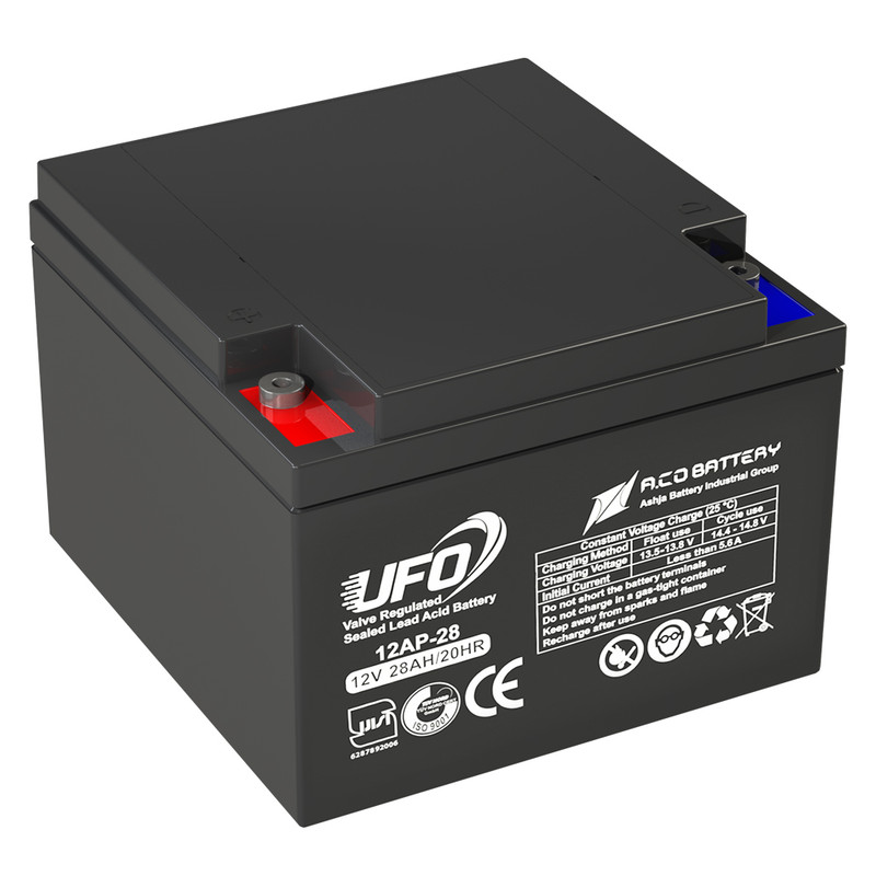 باتری یو پی اس 12 ولت 28 آمپر یوفو مدل Aco-12v-28
