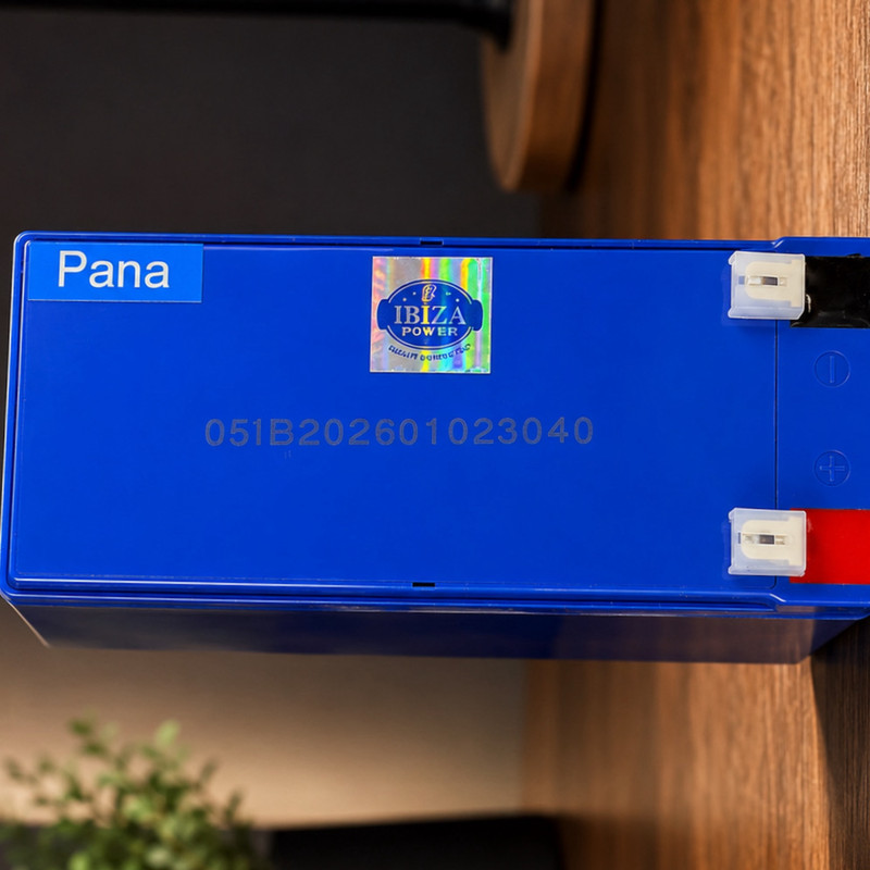 باتری UPS با ولتاژ 12ولت ولت و شدت جریان 7 آمپرساعت ایبیزا مدل 12V-7A-Pana