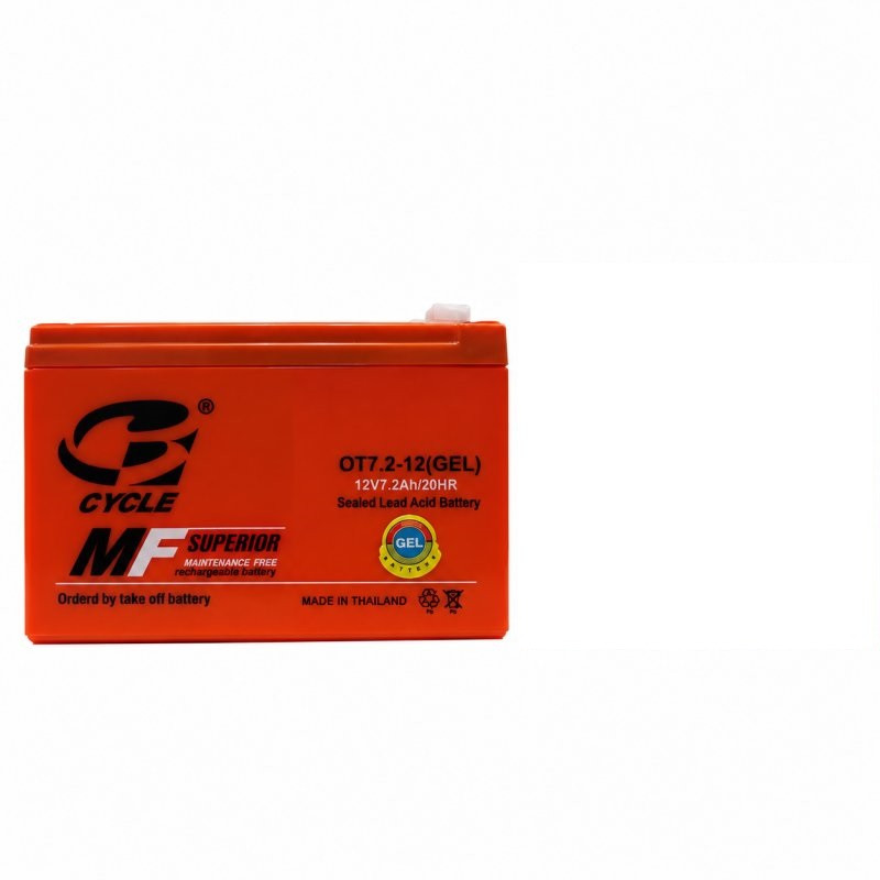 باتری یو پی اس با ولتاژ 12 ولت شدت جریان 7 آمپر  سایکل مدل MO12-7.0 12V 7Ah