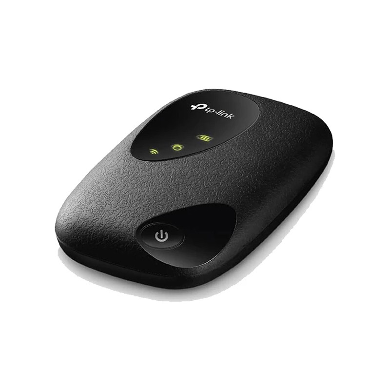 مودم 4G قابل حمل تی پیلینک مدل M7000 با پشتیبانی از اتصال بیسیم، حداکثر 10 کاربر، آنتن داخلی 20dBm، سرعت دانلود 150Mbps و سرعت آپلود 50Mbps، منبع تغذیه باتری و رابط microUSB