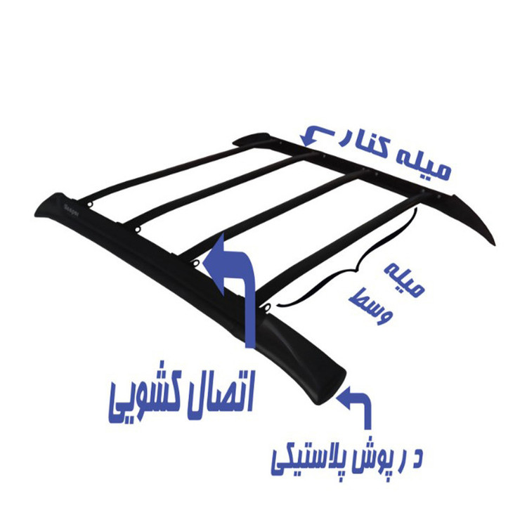 باربند خودرو اسلیپر مدل AL - 1 مناسب برای رانا