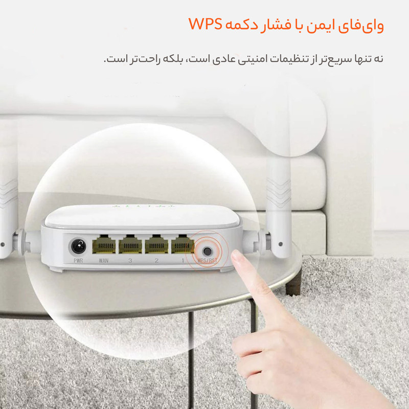 روتر بیسیم N300 تندا مدل N301