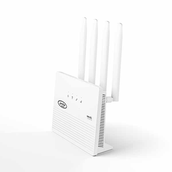 مودم روتر 4G و TD-LTE ایرانسل مدل TF-i120 B1 با پشتیبانی از 32 کاربر، اتصال از طریق سیمکارت و وایفای، آنتن خارجی و درگاههای LAN و WAN/LAN، بههمراه سیمکارت TD