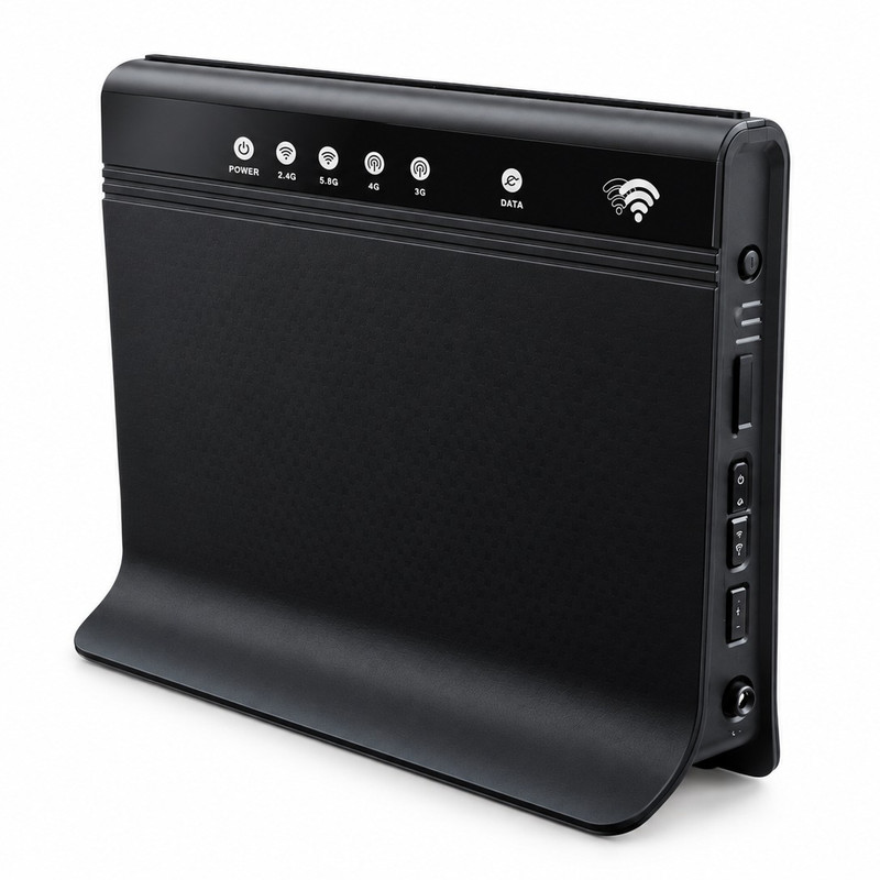 مودم گیمینگ مدل Ypfcg با آنتن خارجی، پشتیبانی از شبکه 4G، درگاه RJ-45 WAN، اتصال کابلی و مناسب تا 35 کاربر