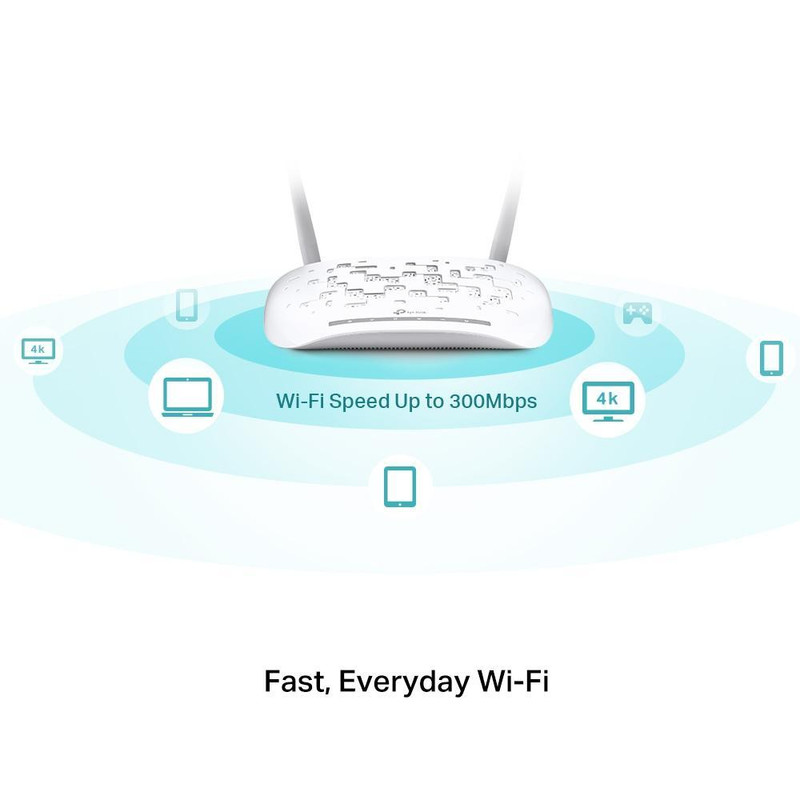 مودم روتر VDSL/ADSL بیسیم 300Mbps تی پی-لینک مدل TD-W9970