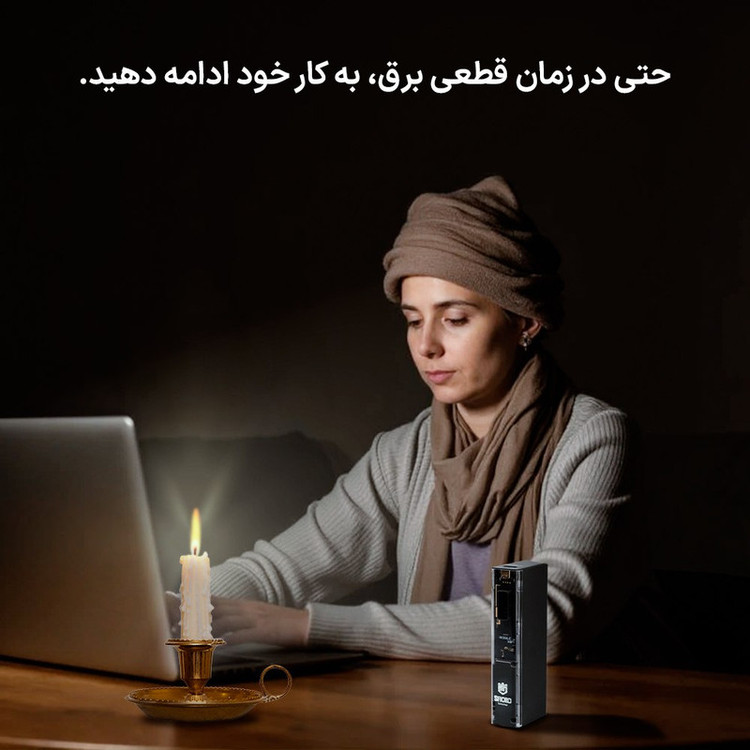 مودم 4G LTE قابل حمل اسفیورد مدل M770 با باتری 8000mAh، پشتیبانی از 10 دستگاه همزمان، سرعت دانلود تا 50Mbps، فایروال داخلی و اتصال وایفای 802.11b/g/n