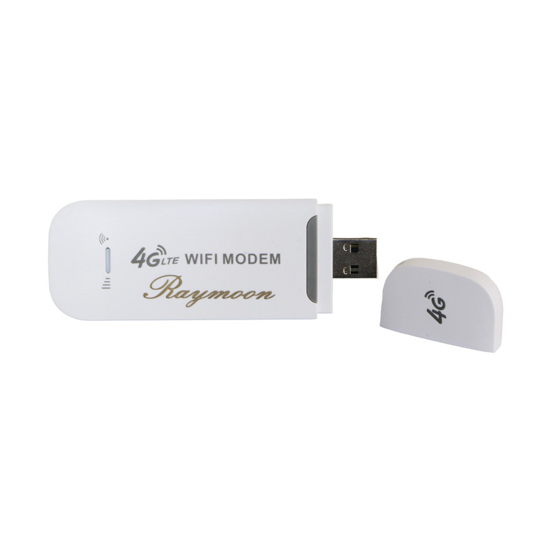 مودم سیمکارتی 4G قابل حمل رایمون مدل LTE-4G با اتصال USB و وایفای، پشتیبانی از 10 دستگاه و سرعت دانلود 150 مگابیت بر ثانیه