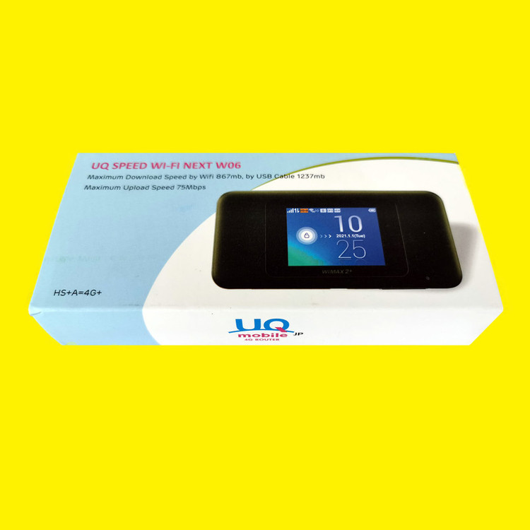 مودم همراه 4G یوکیو مدل Speed Wifi Next W06 با صفحه نمایش 2.4 اینچی تاچ اسکرین، باتری 3000 میلیآمپری با شارژدهی 7 ساعت، پشتیبانی همزمان 16 کاربر، اتصال از طریق سیمکارت و کابل Type-C، سازگار با ویندوز و مک او اس