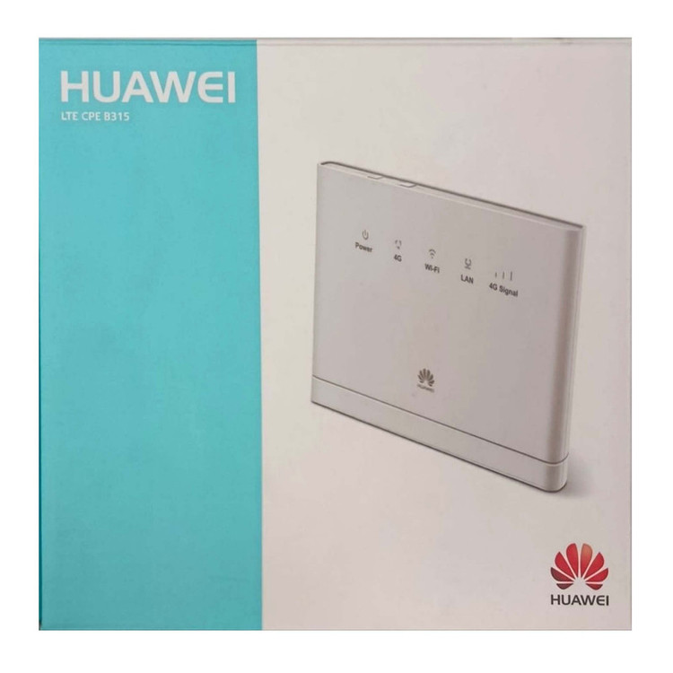 مودم روتر بی سیم 4G هوآوی مدل LTE CPE B315 22 به همراه 120 گیگ اینترنت شش ماهه و یک سیمکارت دائمی ایرانسل