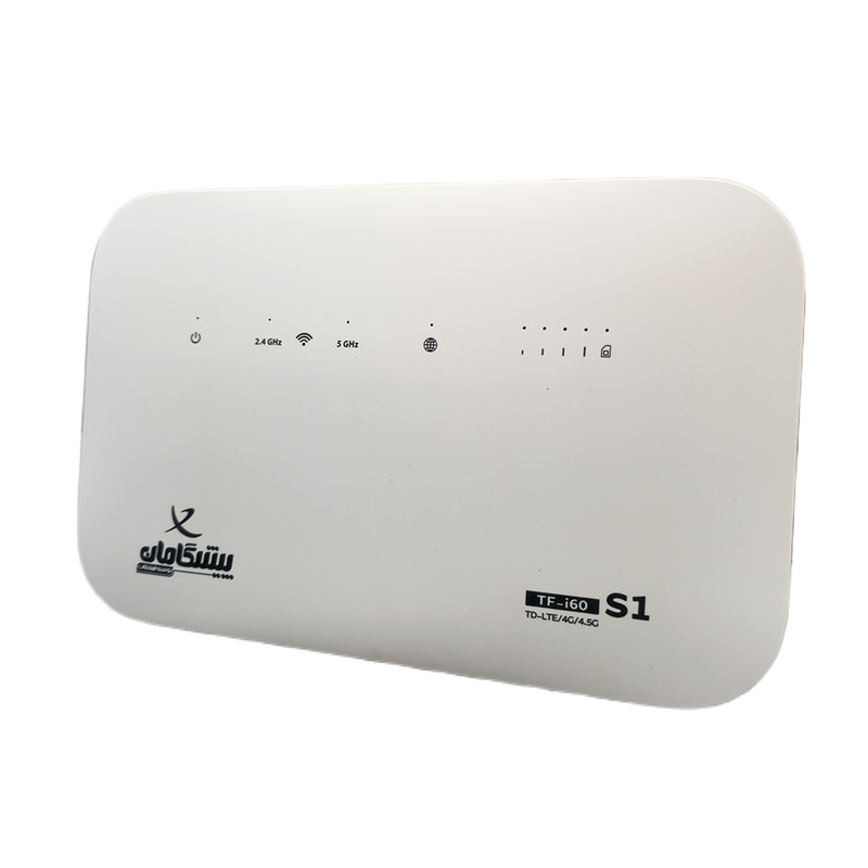 مودم روتر 4G و TD-LTE پیشگامان مدل TF-i60 S1 با پشتیبانی از 32 کاربر، اتصال وایفای و پورت RJ-45 LAN، بههمراه سیمکارت و بسته اینترنت 1000 گیگابایتی 6 ماهه