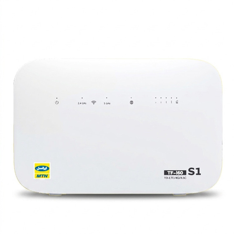 مودم 4G/4.5G/TD-LTE ایرانسل ام تی ان مدل TF-i60 S1 QSG با پشتیبانی از وایفای AC 5GHz، اتصال همزمان 32 کاربر، فناوری CAT6 و قابلیت ارسال SMS
