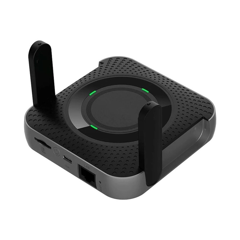 مودم روتر قابل حمل 4G پرودو مدل PD-4GCPMF با باتری 4000 میلیآمپر، شارژدهی 12 ساعت، پشتیبانی تا 10 کاربر، پورت LAN، اتصال سیمی و بیسیم، فرکانس 2.4 گیگاهرتز و سرعت دانلود 150 مگابیت بر ثانیه
