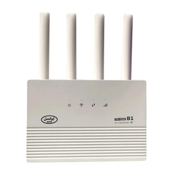 مودم 4.5G/TD-LTE ایرانسل مدل TF-i120 B1 به همراه 600 گیگ اینترنت یکساله به همراه یک سیمکارت دائمی ایرانسل