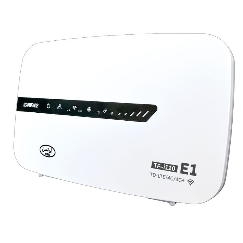 مودم 4G/TD-LTE ایرانسل مدل TF-i120 E به همراه سیم کارت و 300 گیگابایت اینترنت 3 ماهه