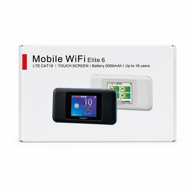 مودم 4.5G/TD-LTE یو کیو مدل Elite 6 با صفحه نمایش 2.4 اینچی تاچ اسکرین، باتری 3000 میلیآمپری با شارژدهی 7 ساعت، پشتیبانی همزمان 16 کاربر، اتصال از طریق سیمکارت و کابل Type-C، سازگار با ویندوز و مک او اس