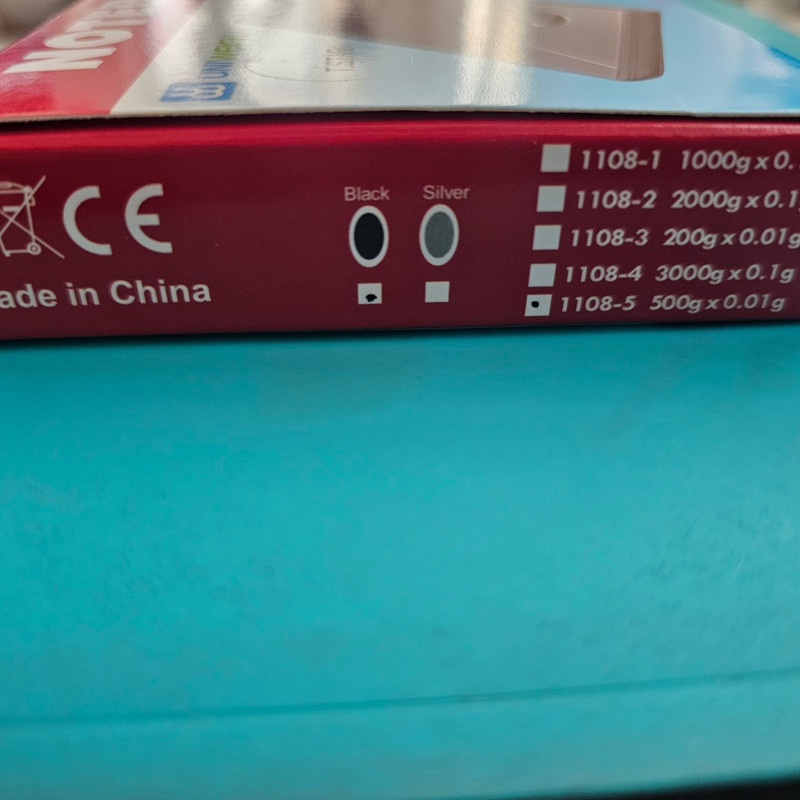 ترازوی دیجیتال مدل 5-1108 با دقت ۰.۰۱ گرم