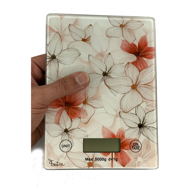 ترازو آشپزخانه دیجیتال مدل KITCHEN SCALE SH-S حداکثر ظرفیت قابل اندازهگیری 5 کیلوگرم با دقت اندازهگیری 1 گرم