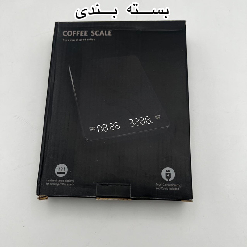 ترازوی آشپزخانه مدل تایمردار قهوه کد 3KG-0,1G CK2150