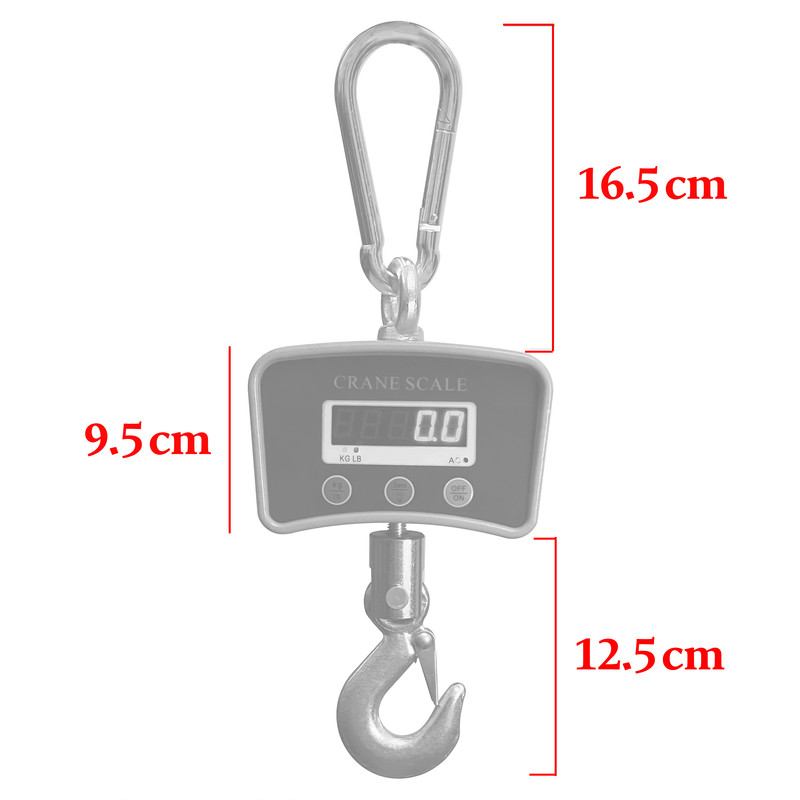 باسکول دیجیتال آویز مدل CraneScale-PYDR-500Kg