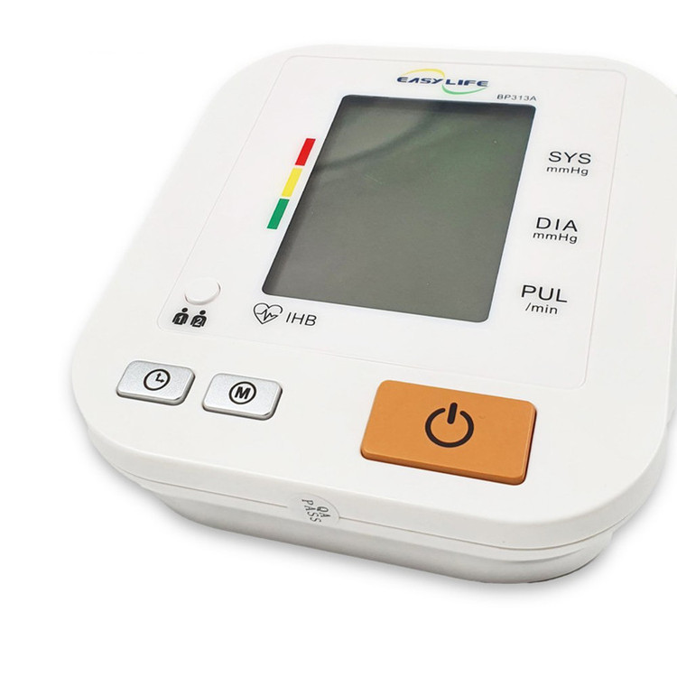 فشارسنج دیجیتال بازویی ایزی لایف مدل BP313A با قابلیت اندازهگیری فشار خون و ضربان قلب، تشخیص آریتمی، بازوبند قابل شستشو، منبع انرژی باتری و کابل USB، مناسب بازو 22 تا 42 سانتیمتر