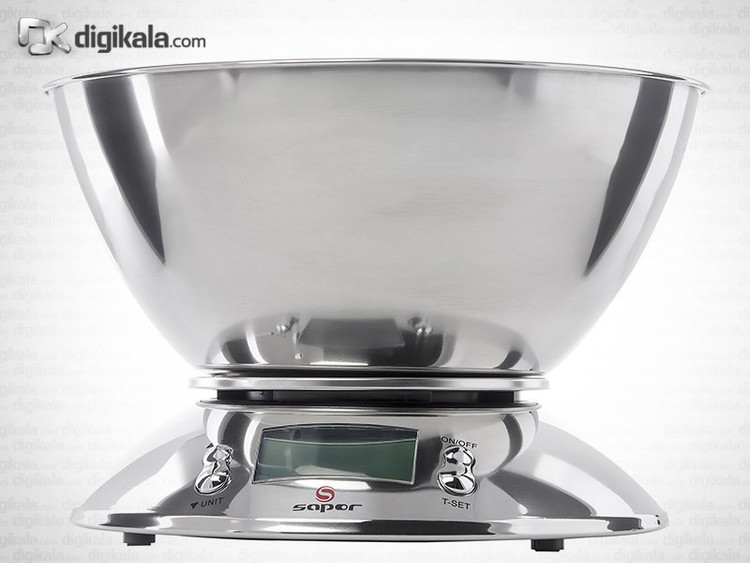 ترازوی آشپزخانه ساپر SSK-140D Satin