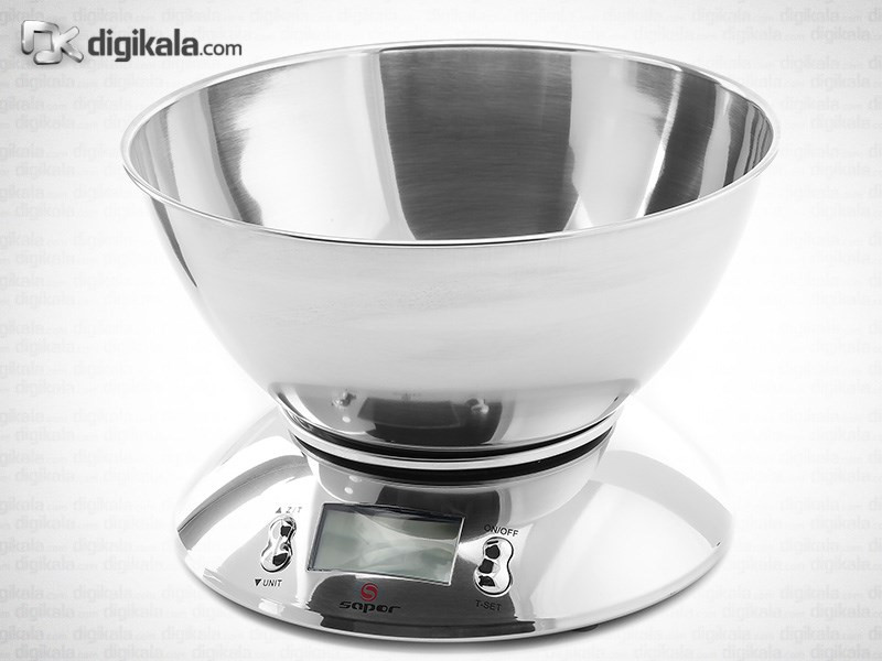 ترازوی آشپزخانه ساپر SSK-140D Satin