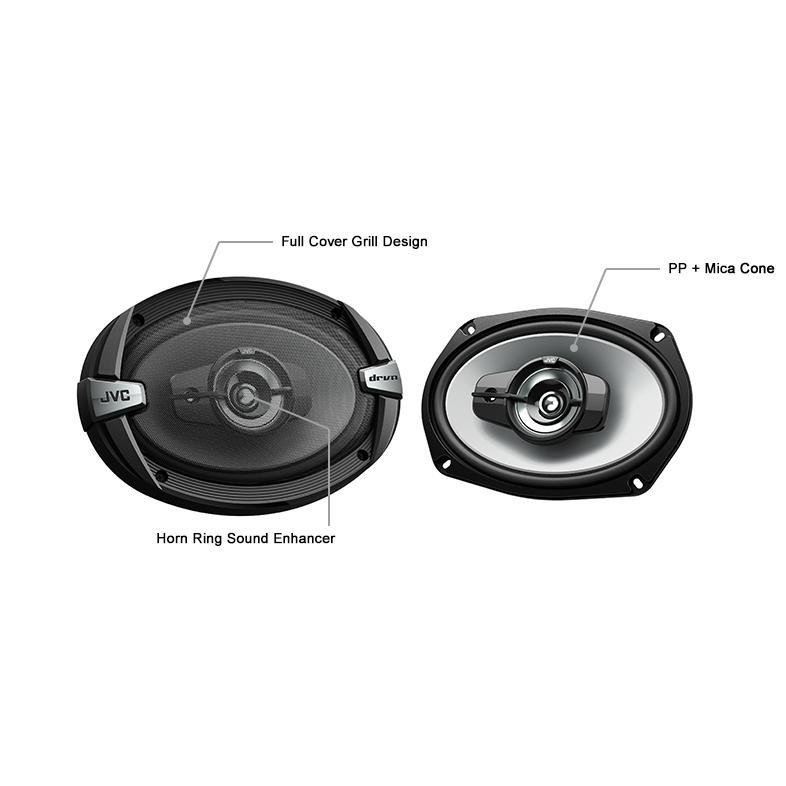 اسپیکر خودرو جی وی سی مدل CS-DR693 بسته دو عددی