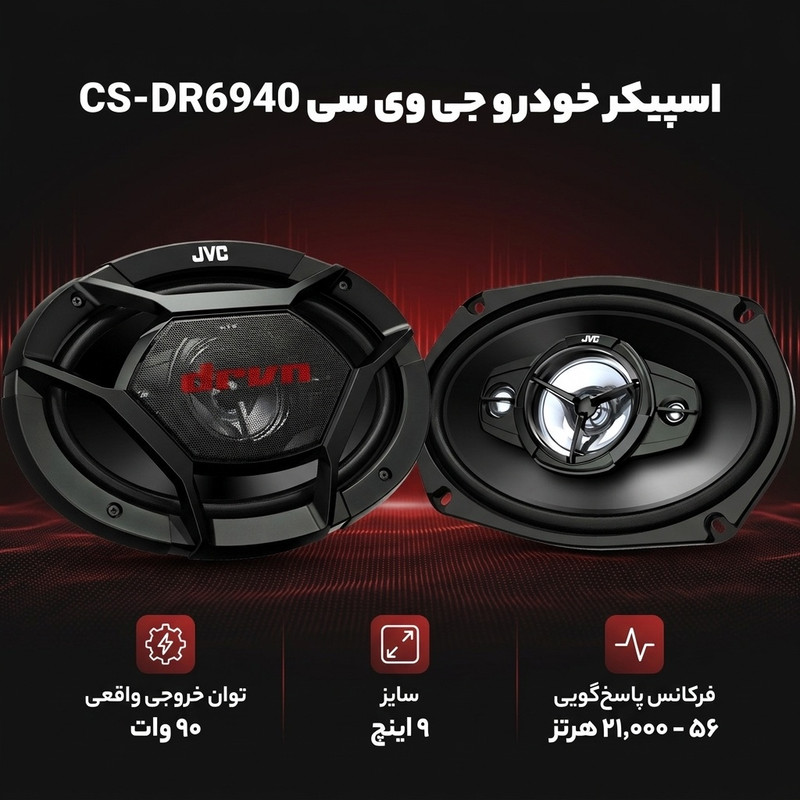 اسپیکر خودرو جی وی سی مدل CS-DR6940