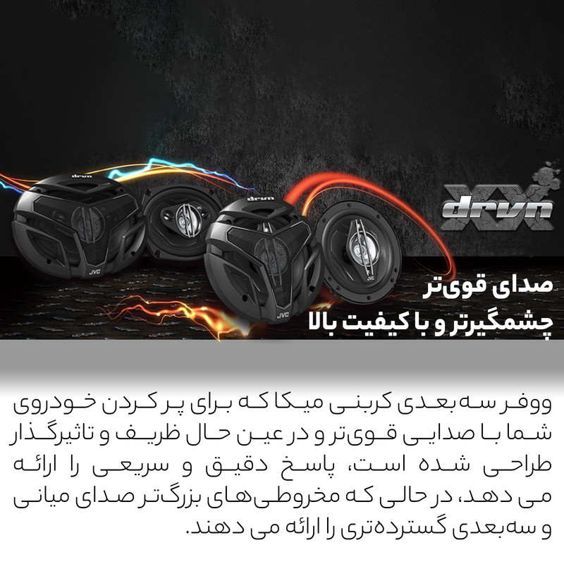 اسپیکر خودرو جی وی سی مدل CS-ZX6940