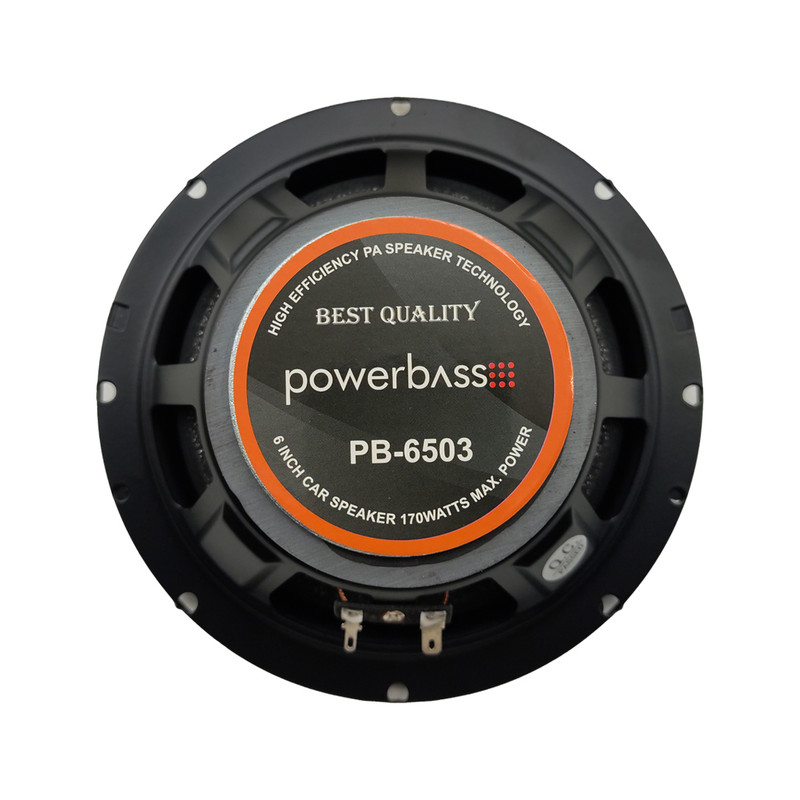اسپیکر پشت و جلو خودرو پاوربیس مدل PB-6503 سایز 6.5 اینچ بسته دو عددی