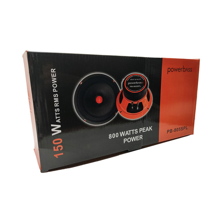 اسپیکر پشت خودرو پاوربیس مدل PB-805 SPL سایز 8 اینچ بسته دو عددی