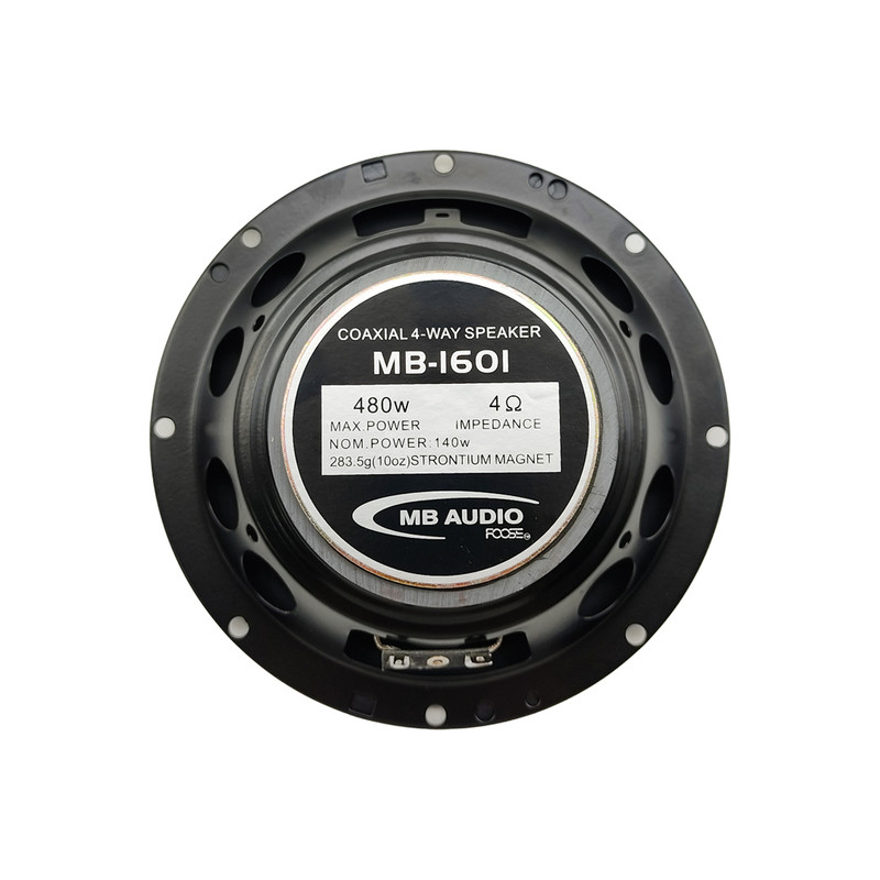 اسپیکر پشت و جلو خودرو ام بی آدیو مدل MB 1601 سایز 6.5 اینچ بسته دو عددی