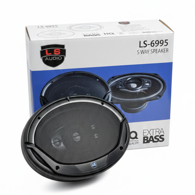 اسپیکر پشت خودرو ال اس آدیو مدل LS-6995 سایز 9*6 اینچ بسته 2 عددی