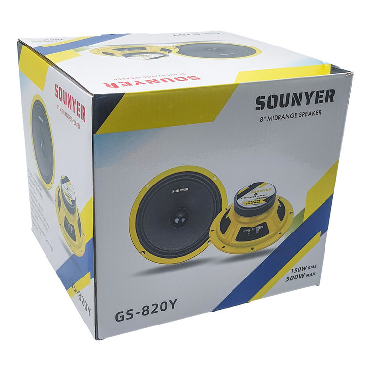 میدرنج پشت خودرو سونیر مدل GS-820 Y سایز 8 اینچ بسته دو عددی