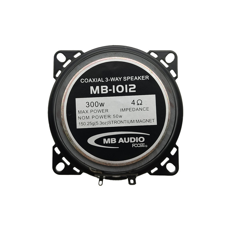 اسپیکر پشت و جلو خودرو ام بی آدیو مدل MB 1012 سایز 4 اینچ بسته دو عددی