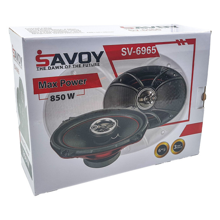 اسپیکر پشت خودرو ساووی مدل SV-6965 سایز 9×6 اینچ بسته دوعددی