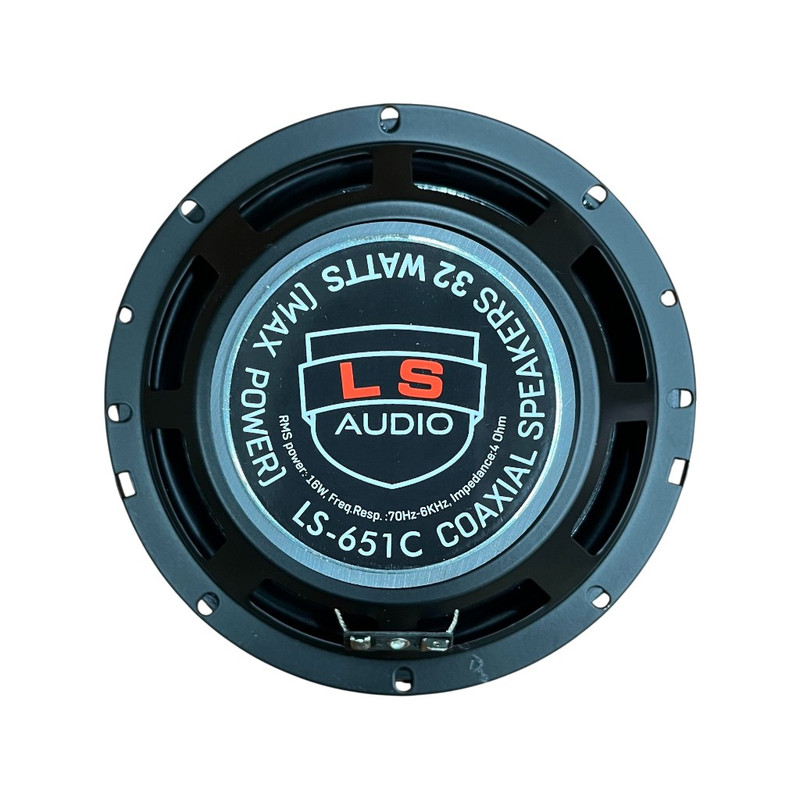 کامپوننت درب جلو راست خودرو ال اس آدیو مدل LS-651C سایز 6.5 اینچ بسته 4 عددی