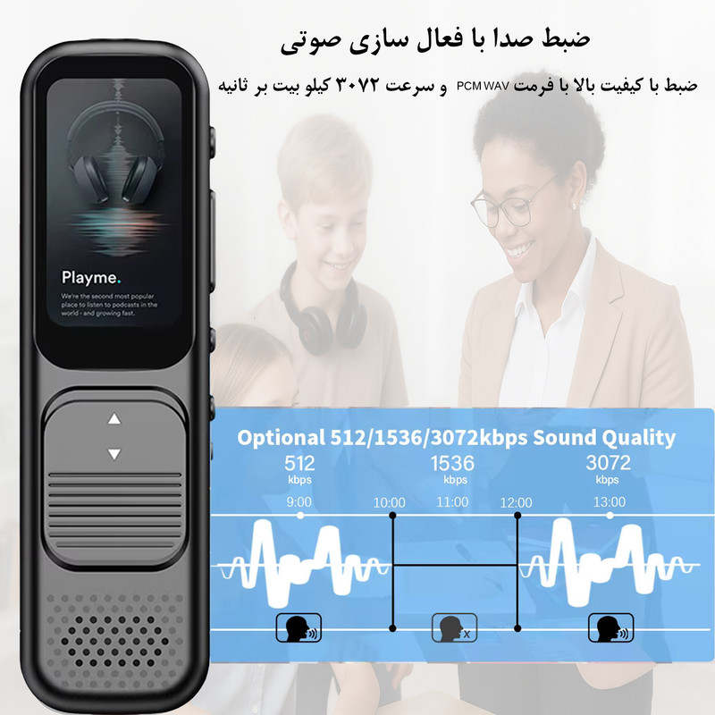 ضبط کننده دیجیتالی صدا آیریور مدل VR10-64GB