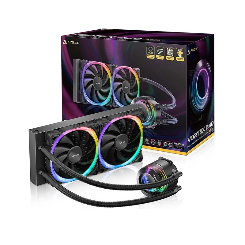 سیستم خنککننده آبی انتک مدل Antec Vortex 240