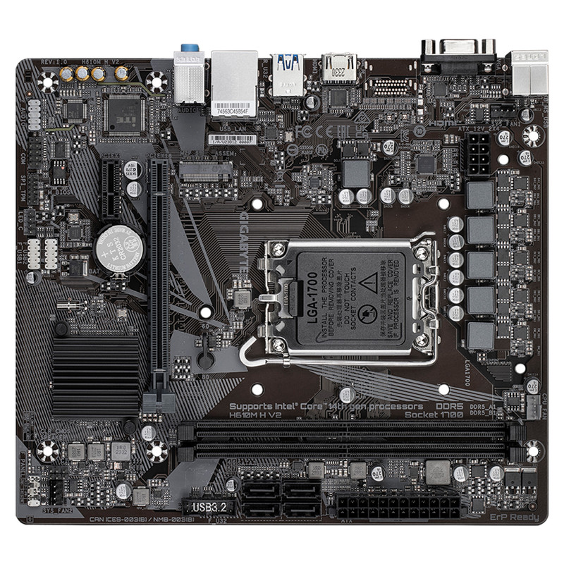 مادربرد گیگابایت مدل H610M H V2 rev. 1.0
