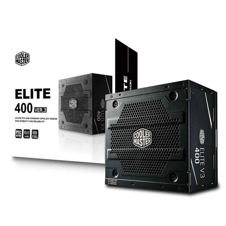 منبع تغذیه کامپیوتر کولر مستر مدل ELITE 400W - V3