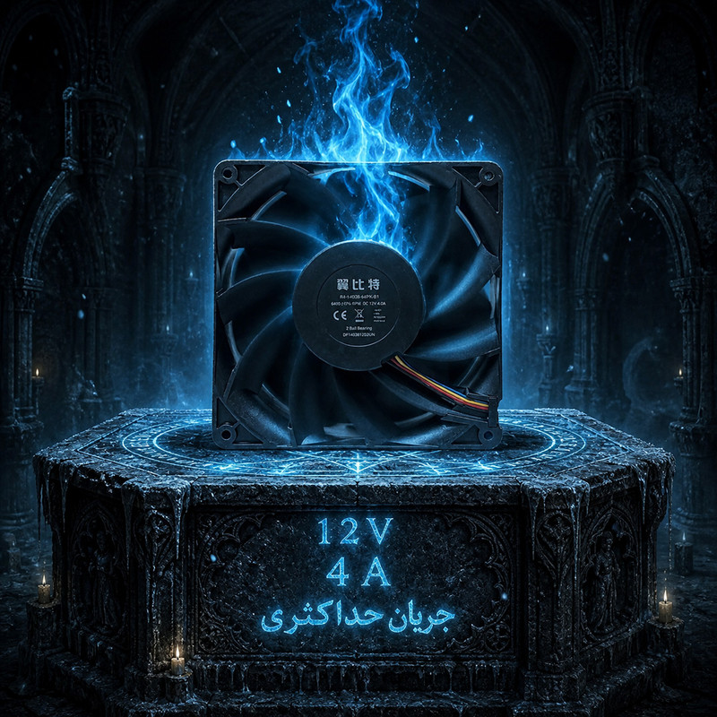 فن کیس آسیا هورس مدل DF140381282UN 6400RPM